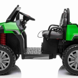 Camión Agrícola Little 4x4 12V, 2 plazas, Ruedas Goma, RC, verde - INDA908-KI4-BN-LE6440